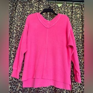 Aerie Bright Pink Women's Sweatshirt